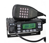 LUITON® LT-925UV 25watts Dual Band Mobile Radio Dual Standby with Free Programming Cable VHF UHF FM Transceiver (Black)  