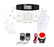 LCD Display Wired & Wireless GSM Alarm System with SMS and Auto Dial 106 ZONE  