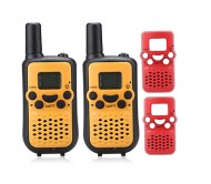 PMR 446MHZ Walkie Talkie for Kids changeable plastic(2PCS Free) Output 0.5W 8Channels Up to 3KM-5KM AAA Alkaline Battery  